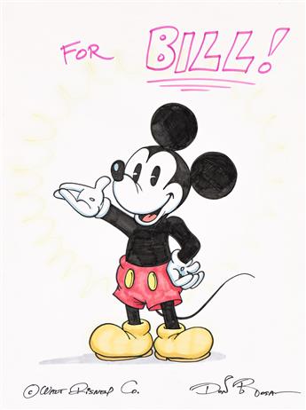 (DISNEY) DON ROSA (1951-) Pie-eyed Mickey Mouse.